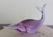 Statuina in vetro delfino di Murano Zanetti scultura arte Italia