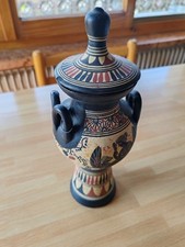 VASO GRECO Dipinto A Mano Originale Made In GREECE • Vintage Ottime Condizioni