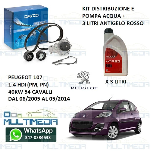 Kit distribuzione pompa - distribuzione, +