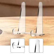 Cavalletto Da Tavolo in Acrilico Trasparente, Stabile per Quadri, Piatti E