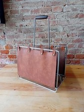 Portariviste Acciaio/Cuoio Anni 70