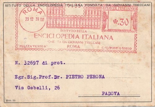 Italia 1939 cartolina - italia,