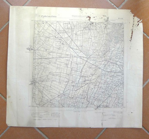 Mappa antica istituto - mappa,