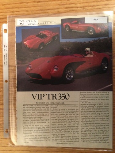 Ferrari 204 articolo - articolo, scheda