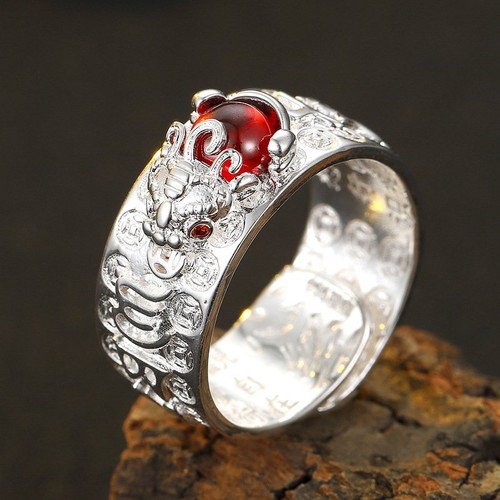 Anello portafortuna hot pixiu - anello,