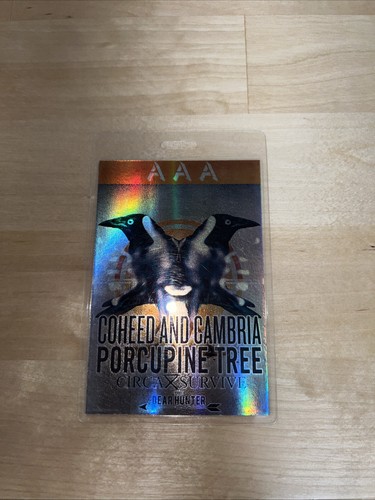Pass tour coheed and cambria - pass,