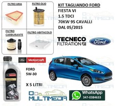 TAGLIANDO FILTRI E OLIO FORD