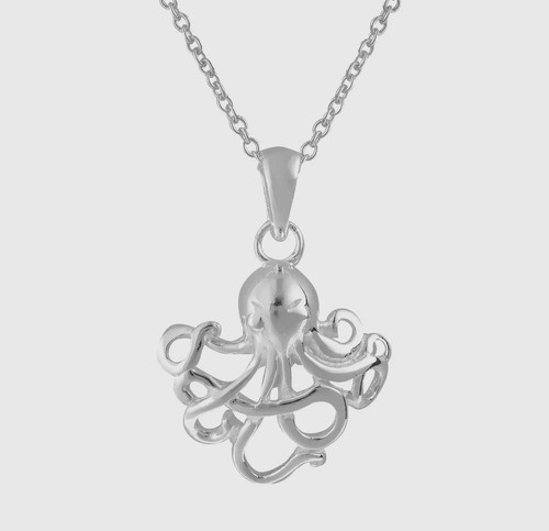 Collana con ciondolo polpo - , in