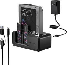 M.2 NVMe & SATA SSD/HDD Hard