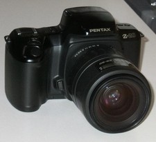 Pentax Z20 fotocamera reflex pellicola 35 mm Giappone con obiettivo - problema parti non testate
