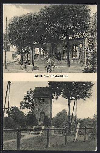 Heidmühlen ciclisti davanti - heidmühlen,,