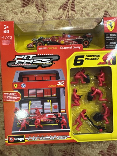 Diorama pit stop - auto, bburago