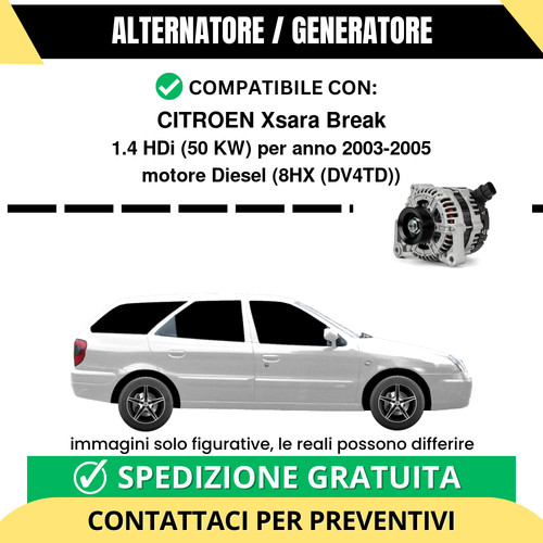 Alternatore citroen xsara - alternatore,