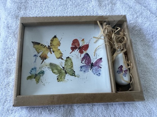 Farfalle gres bianco arte - gres,