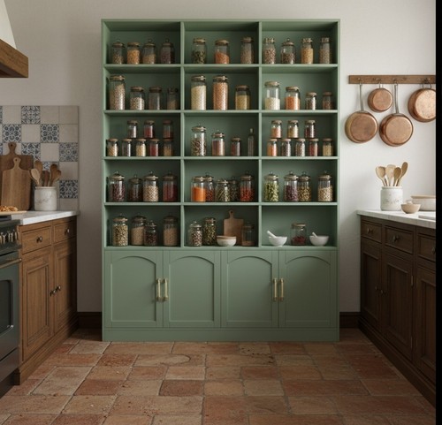 Vetrina portaoggetti cucina