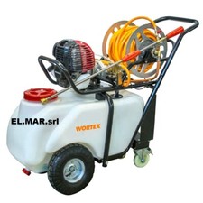 Motopompa Carriola 50 Litri 4 Tempi Irrorazione Disinfestazione Wortex C50-T4
