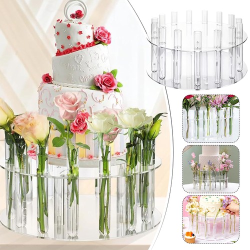 Tubo prova acrilico vaso - , fiori