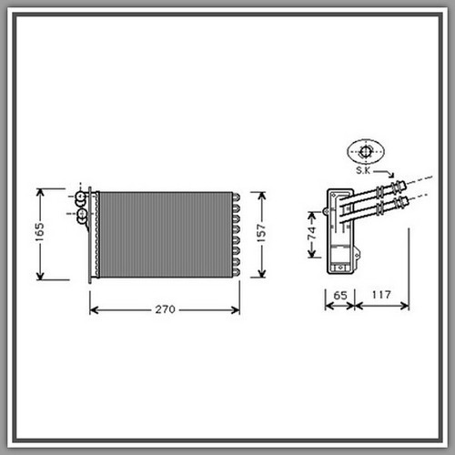Scambiatore calore audi - di,