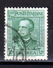 REGNO Colonie 1931 Eritrea  Tipo Parmeggiani  Lire 2,50 usato