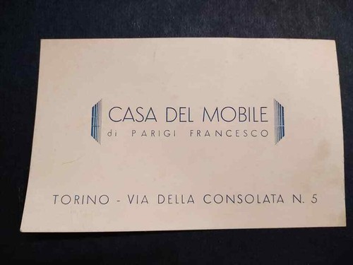 Biglietto pubblicitario torino - pubblicitario,