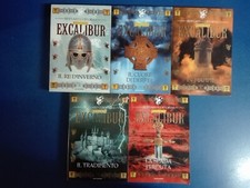 Bernard Cornwell EXCALIBUR 5 volumi 1° edizioni Mondadori 1998 fantasy Re Artu