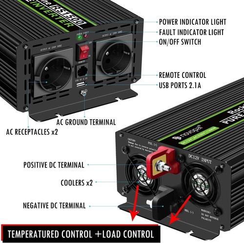 Inverter onda sinusoidale - onda, pura