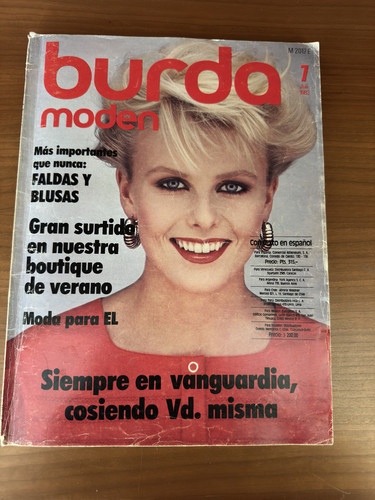 Burda moden july 1983 - 1983, clean