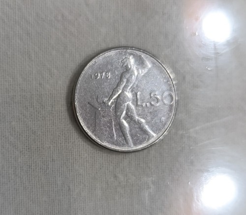 Moneta lire 1978 italia - 50,