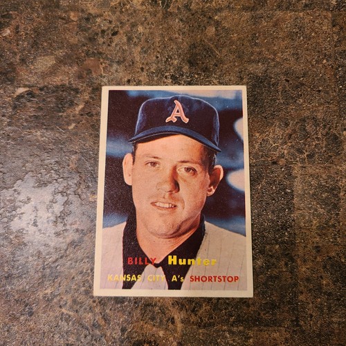 1957 topps billy hunter 207 - topps,
