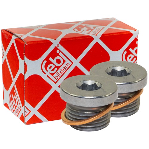 Tappo scarico olio - 2x, febi
