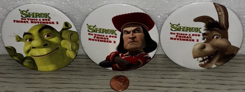 Lotto spille personaggi shrek - spille,