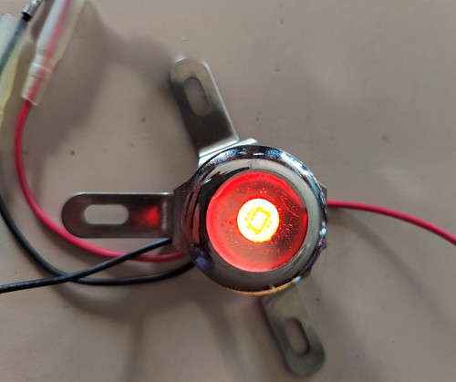 Luce ingombro led - rosso, 24v