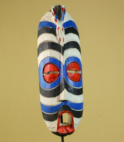 Maschera parete africana - maschera,