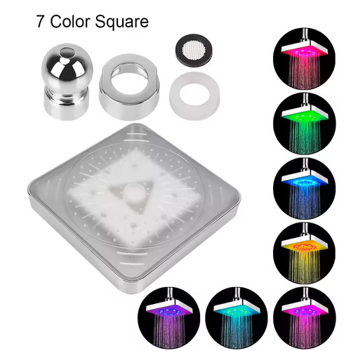 Soffione doccia pioggia led - doccia,