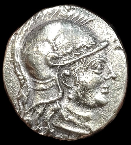Moneta greca battriano - moneta, greca-battriano