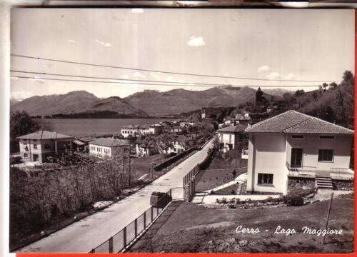 Cartolina cerro lago maggiore - cerro,