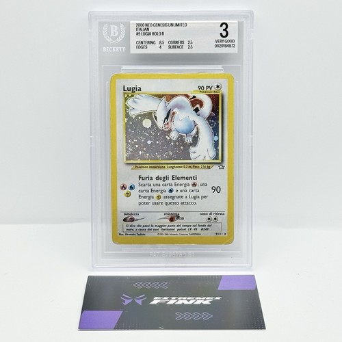 Carta pokemon lugia - carta,