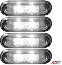 4X Flush Led Bianco Marker 12V
