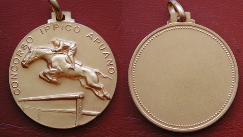 Medaglia concorso ippico - concorso,
