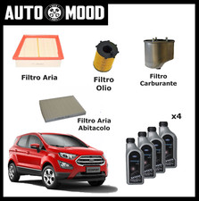 KIT TAGLIANDO FORD ECOSPORT 1.5 TDCI 4 FILTRI + 4 LITRI OLIO ORIGINALE FORD 5W30