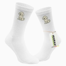 Calze unisex maltipoo fumetto - unisex,