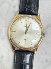 OROLOGIO POLSO UOMO LEVRETTE STELLINA ANNI 50 36,2mm.PLACCATO