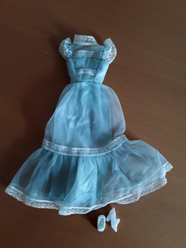 Vintage 70s barbie dress with - 70s,