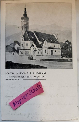 Cartolina hausham cat - hausham, cat.