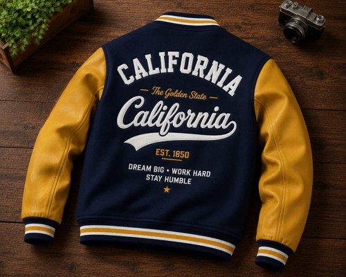 California varsity giacca - california, navy