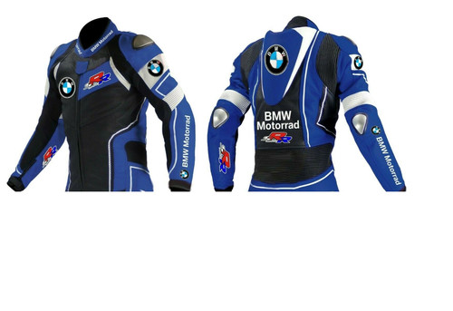 Giacca pelle moto bmw - in,