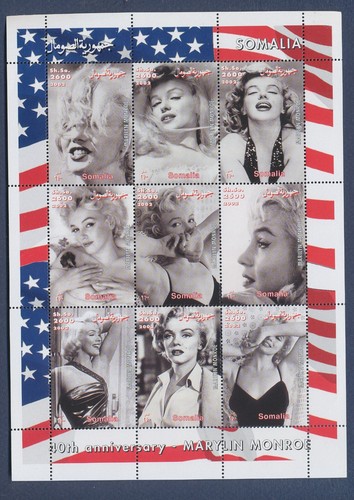Somalia mnh marilyn - -,