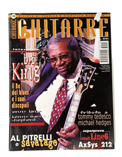 Chitarre n. 144 Feb 1998 BB King Savatage Tommy Tedesco Michael Hedges rivista