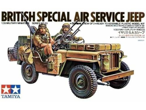 Tamiya sas jeep - sas, (british
