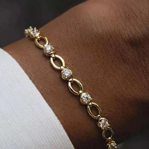 Bracciale tennis donna vera
